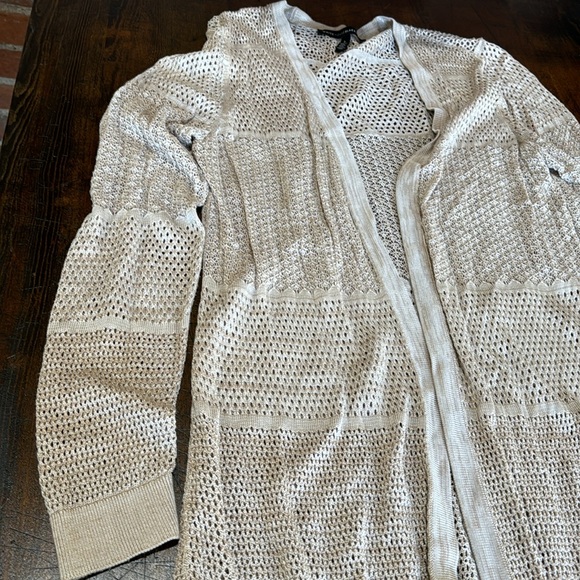 White House Black Market Long, Open-Style Long-Sleeve Cardigan - Picture 2 of 10